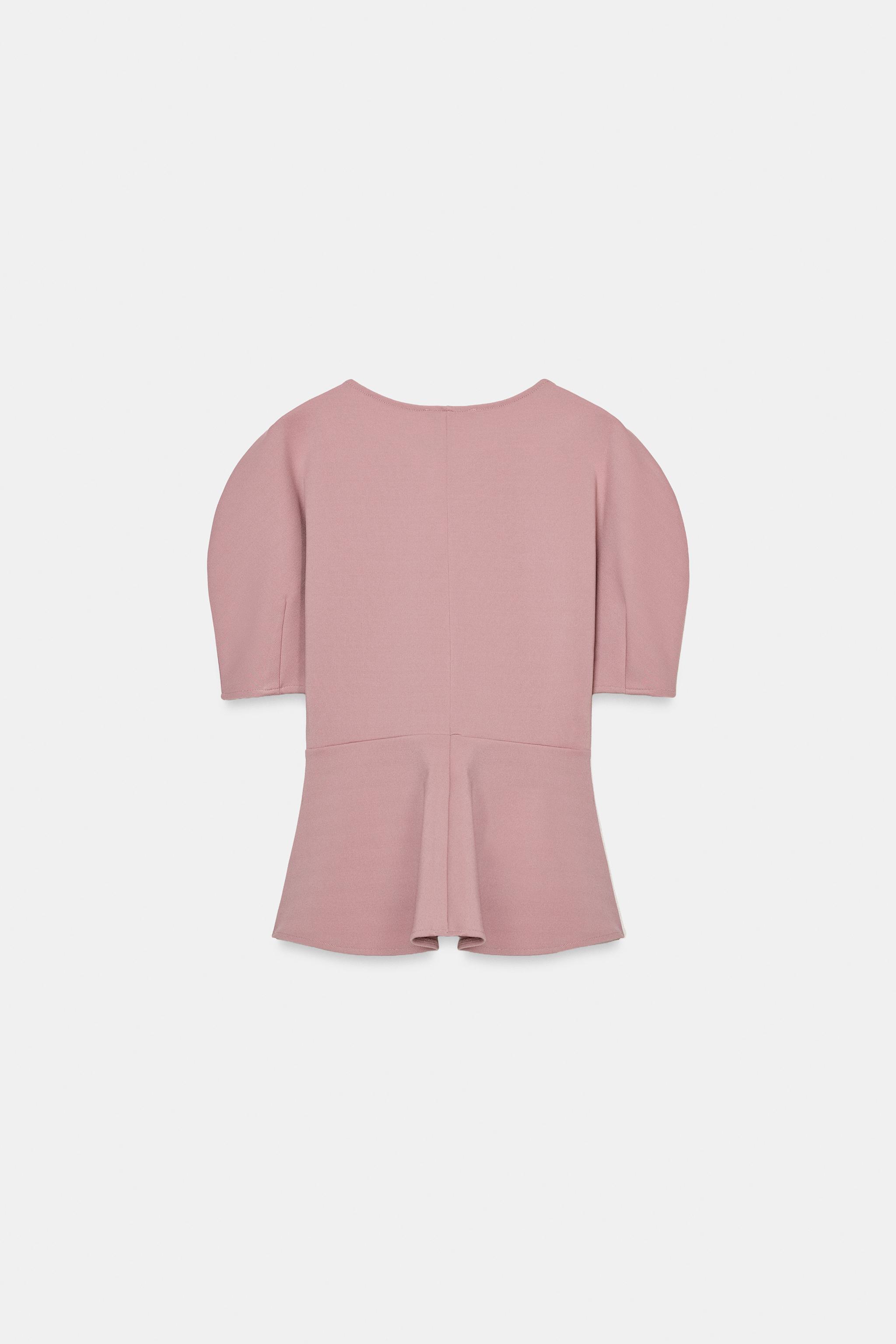 SOFT PEPLUM TOP